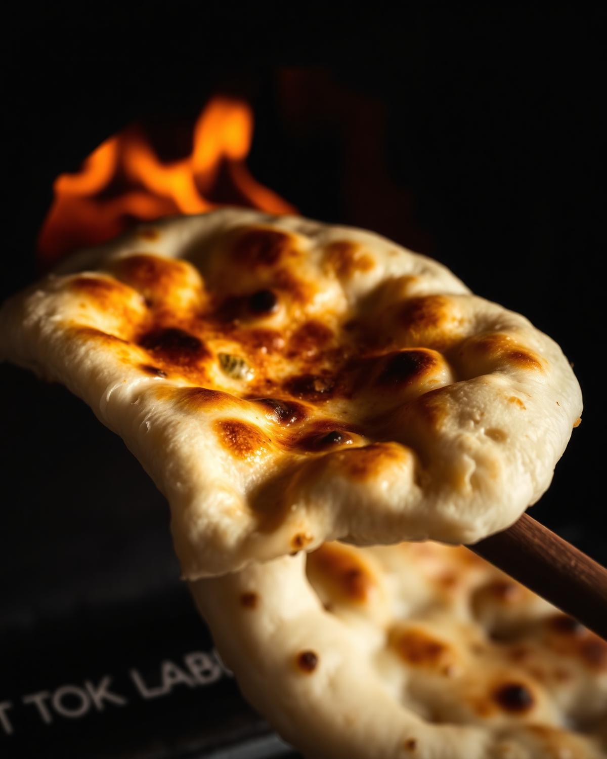 Frisch gebackenes Fladenbrot
